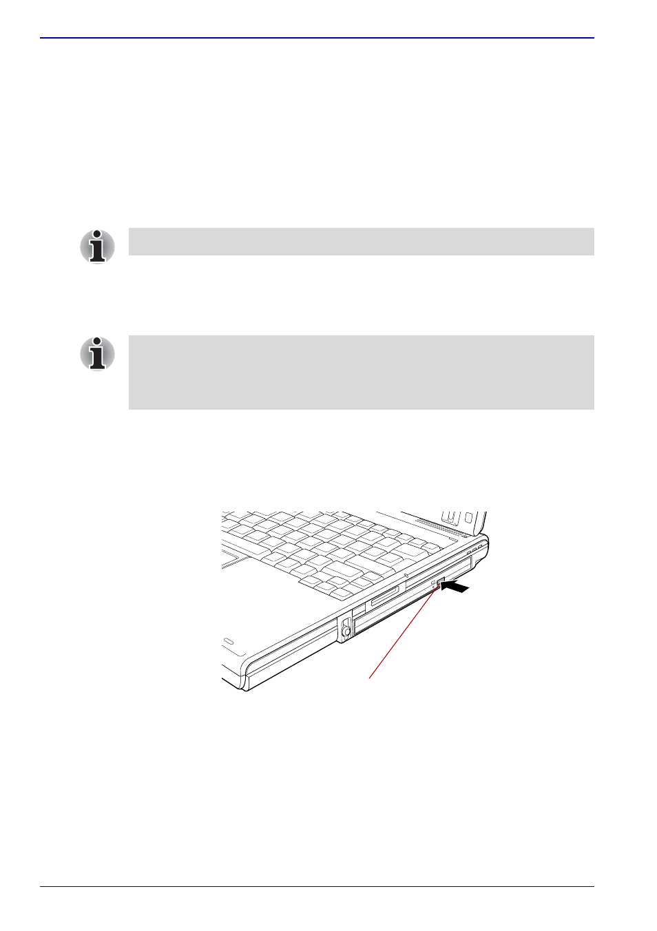 Using optical media drives, Loading discs, Using optical media drives -24 | Loading discs -24, Using optical, Media drives, Secti | Toshiba M400 User Manual | Page 108 / 298