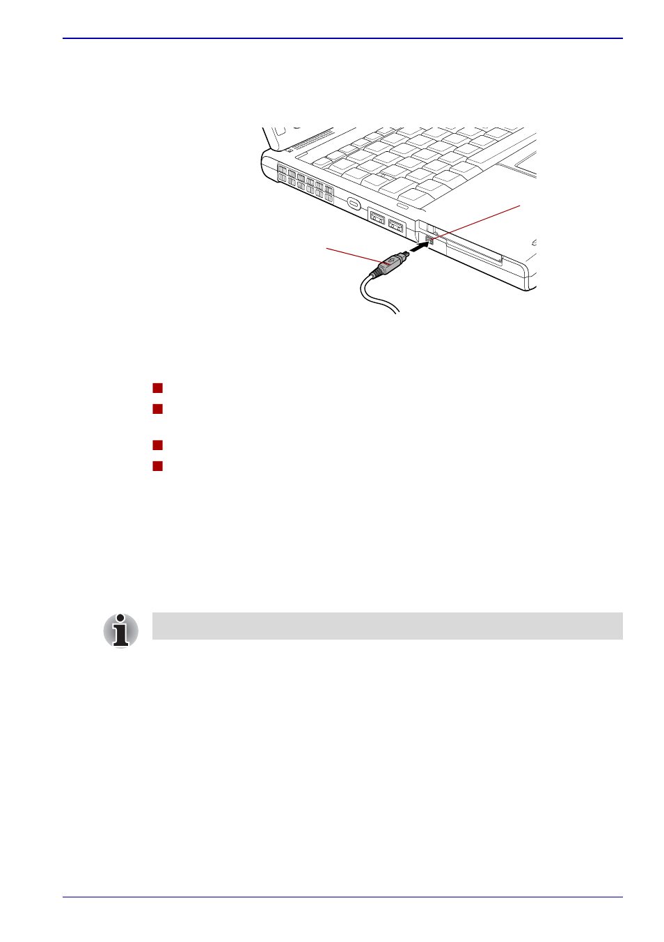 Connecting, Disconnecting, Connecting -23 disconnecting -23 | Toshiba M400 User Manual | Page 199 / 298