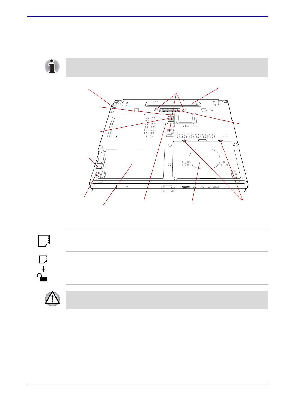 Underside, Underside -7 | Toshiba M400 User Manual | Page 53 / 298