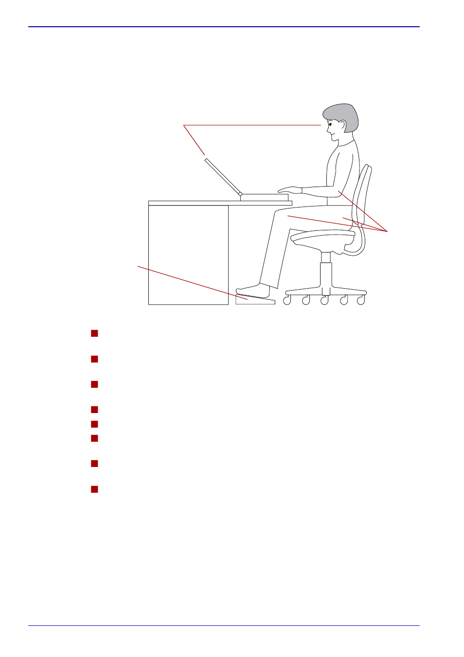 Seating and posture, Seating and posture -4 | Toshiba M400 User Manual | Page 68 / 298