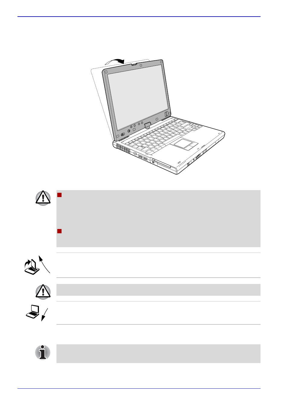 Changing to the tablet mode, Changing to the tablet mode -8 | Toshiba M400 User Manual | Page 92 / 298