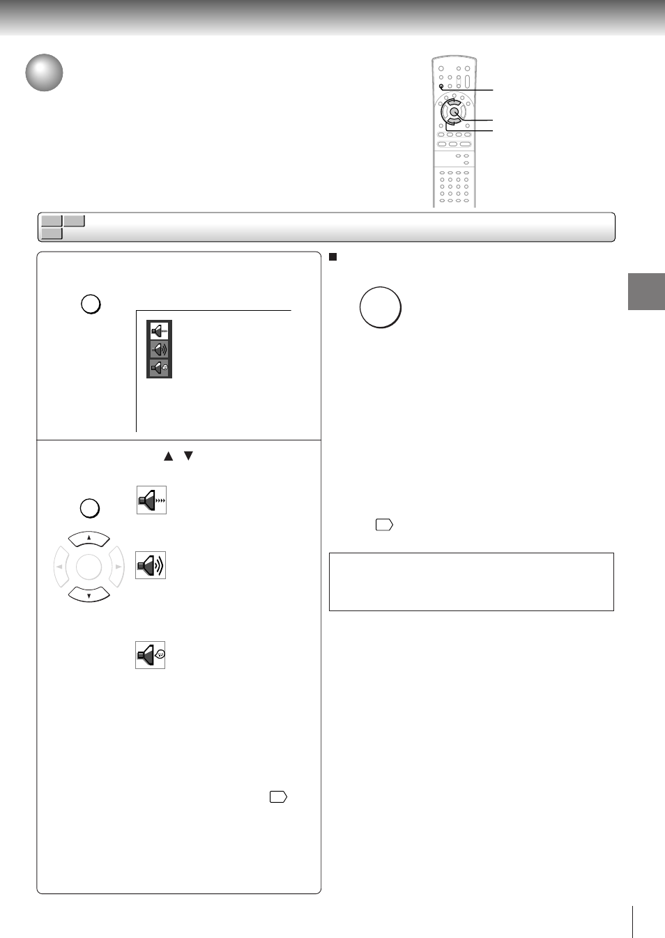 Selecting the sound enhancement, Selecting the sound enhancement (e.a.m.*) | Toshiba SD-3800 User Manual | Page 37 / 66