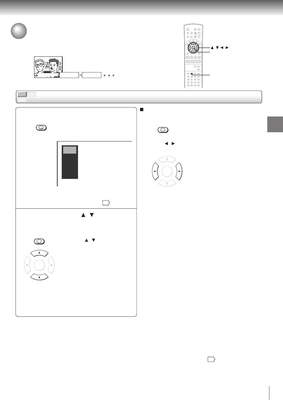 Selecting subtitles, Selecting a subtitle language | Toshiba SD-3800 User Manual | Page 39 / 66