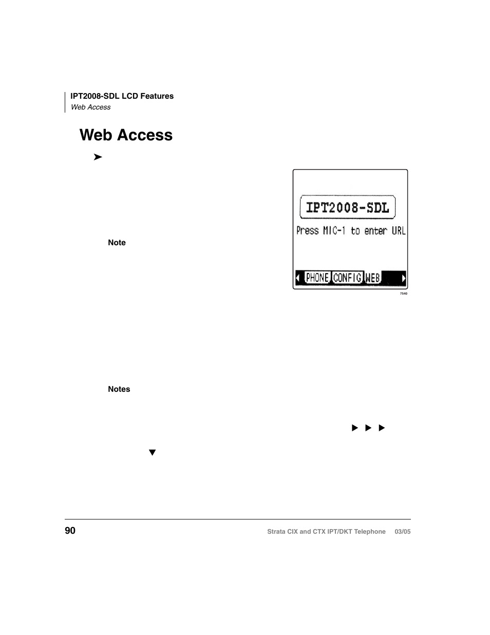 Web access | Toshiba CIX User Manual | Page 104 / 141