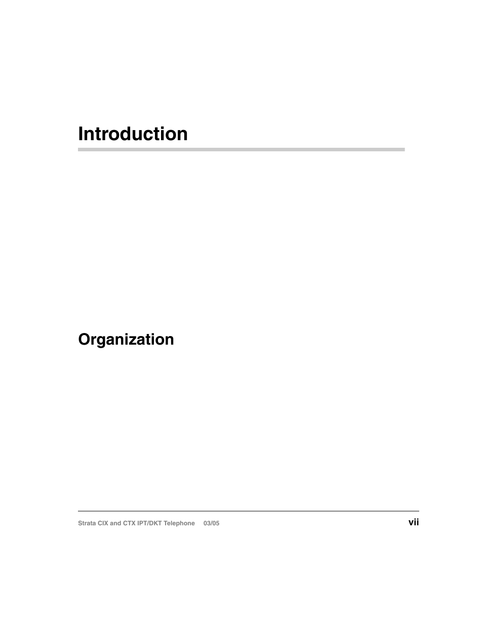 Introduction, Organization | Toshiba CIX User Manual | Page 11 / 141