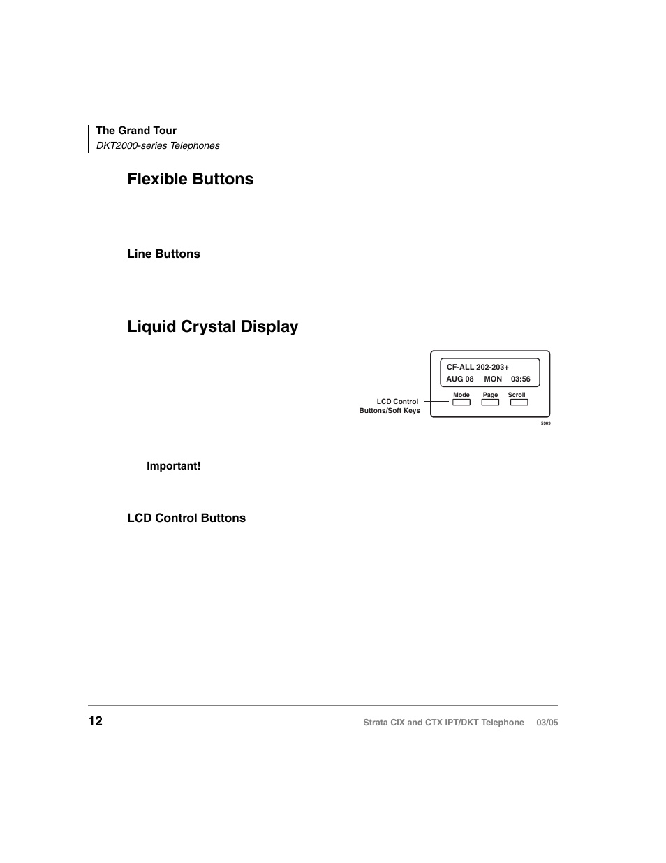 Flexible buttons, Liquid crystal display, Flexible buttons liquid crystal display | Toshiba CIX User Manual | Page 26 / 141