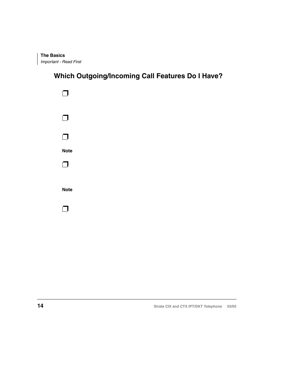 Which outgoing/incoming call features do i have | Toshiba CIX User Manual | Page 28 / 141