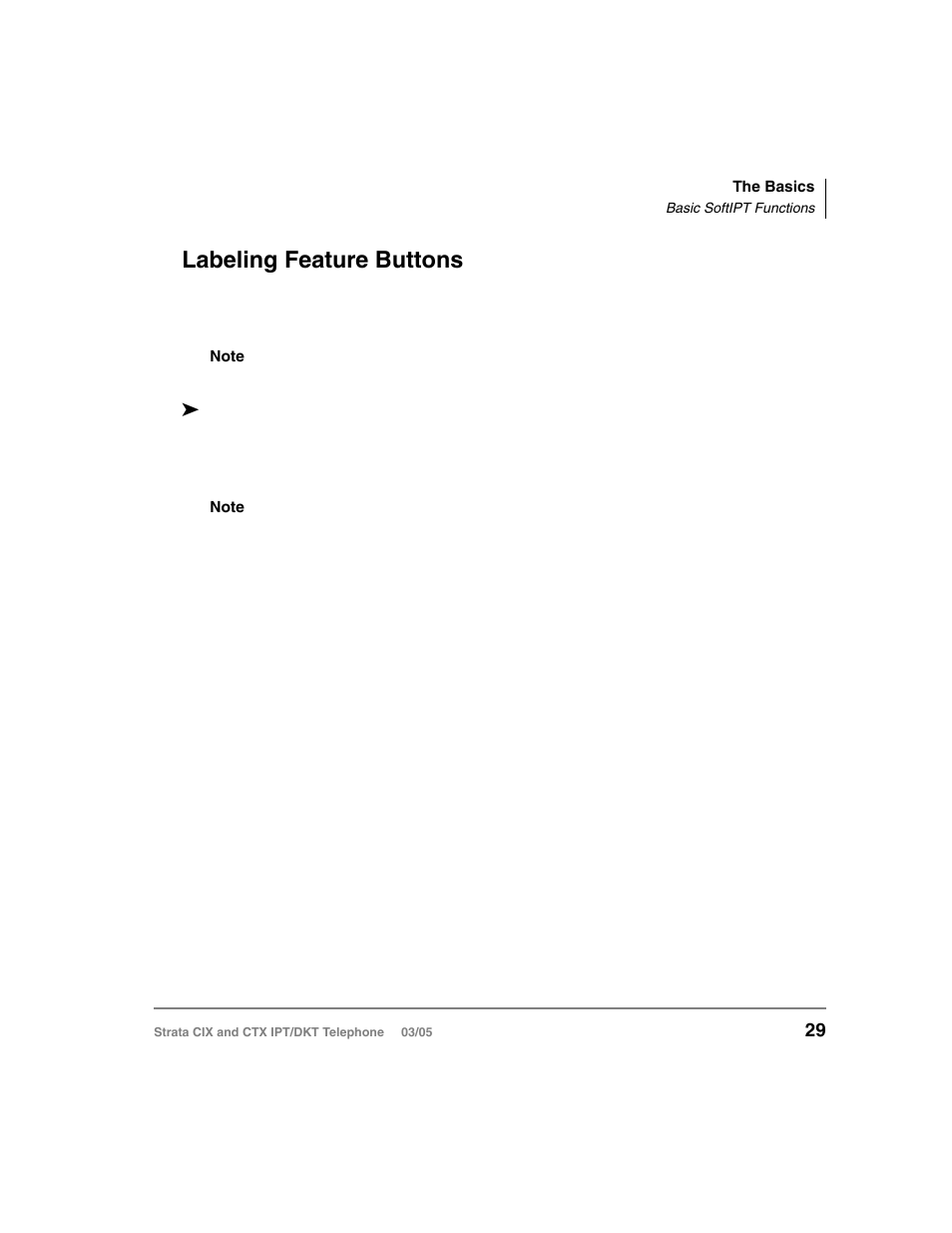 Labeling feature buttons | Toshiba CIX User Manual | Page 43 / 141