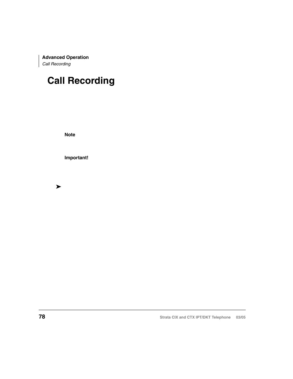 Call recording | Toshiba CIX User Manual | Page 92 / 141