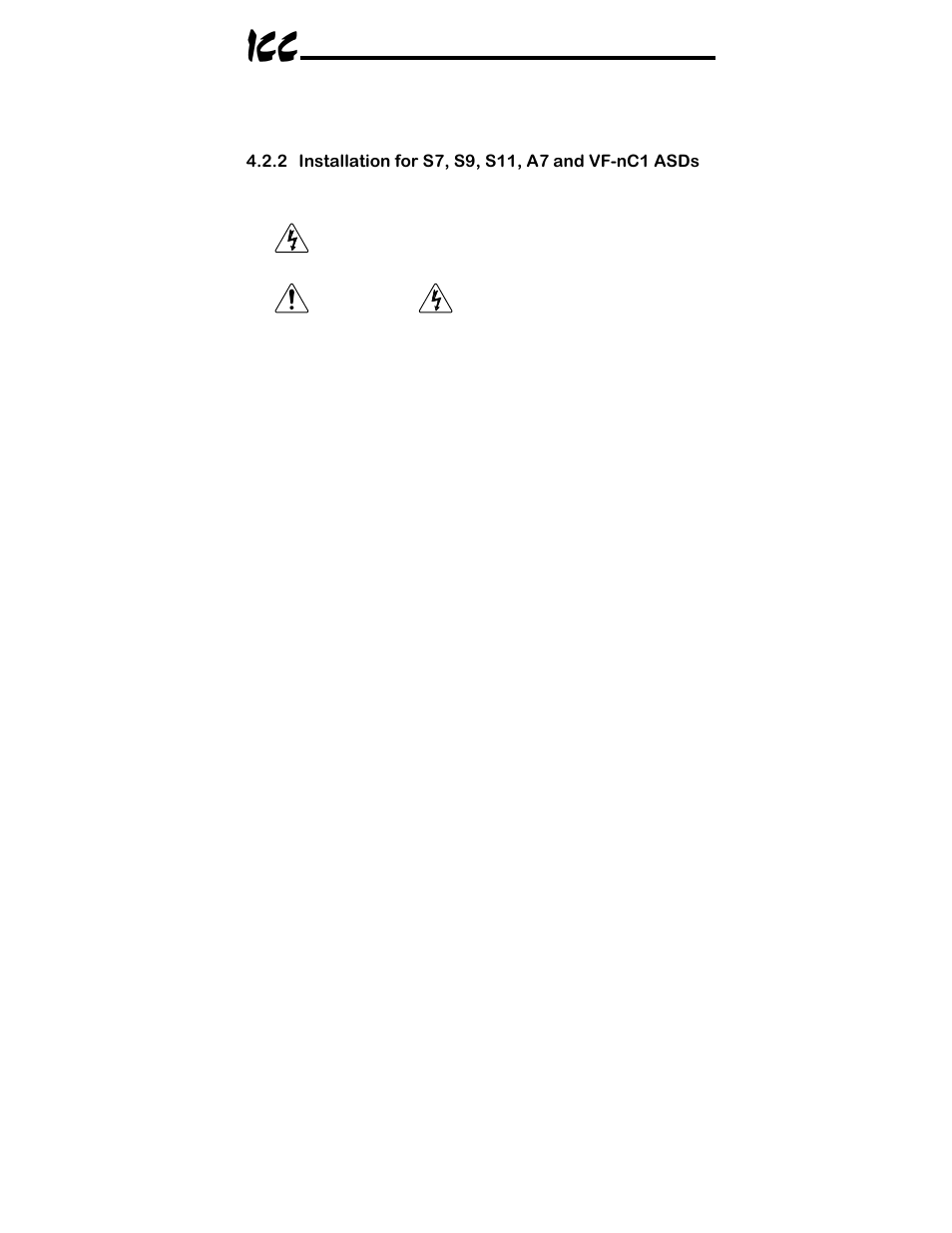 Caution, Danger | Toshiba ICC MBP-100 User Manual | Page 18 / 76