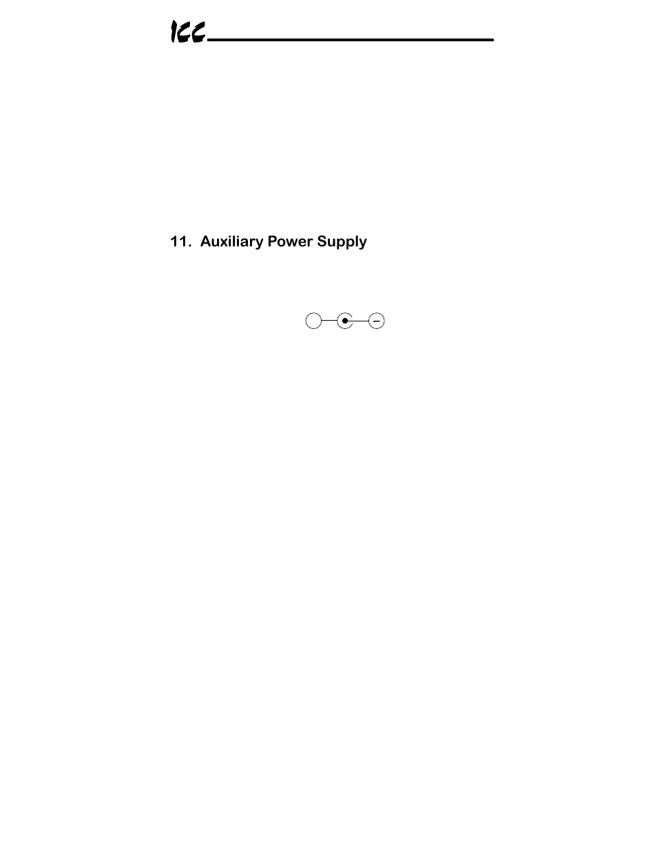 Auxiliary power supply | Toshiba ICC MBP-100 User Manual | Page 26 / 76