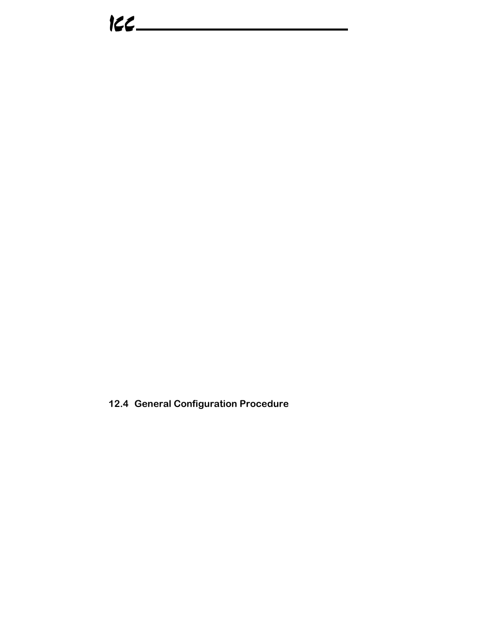 4 general configuration procedure | Toshiba ICC MBP-100 User Manual | Page 29 / 76