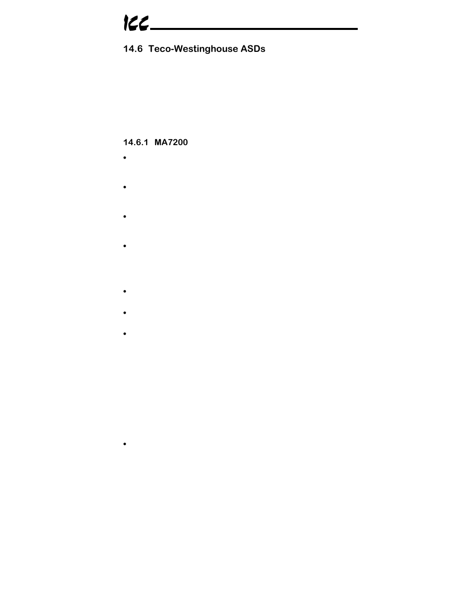 6 teco-westinghouse asds | Toshiba ICC MBP-100 User Manual | Page 62 / 76