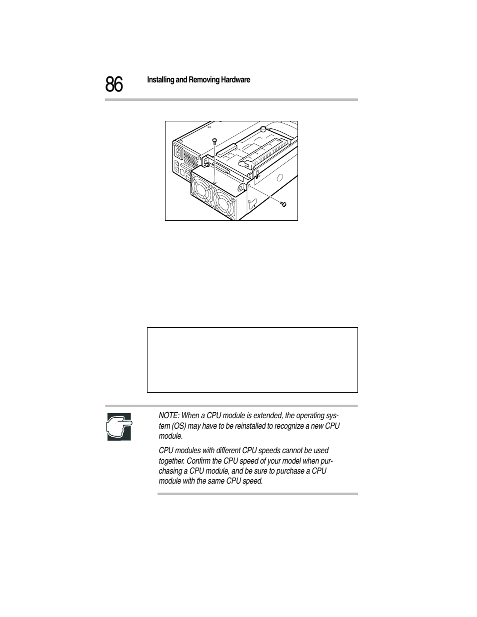 Fixing the pci bracket, 15 install the server panels | Toshiba Magnia Z300 User Manual | Page 108 / 270