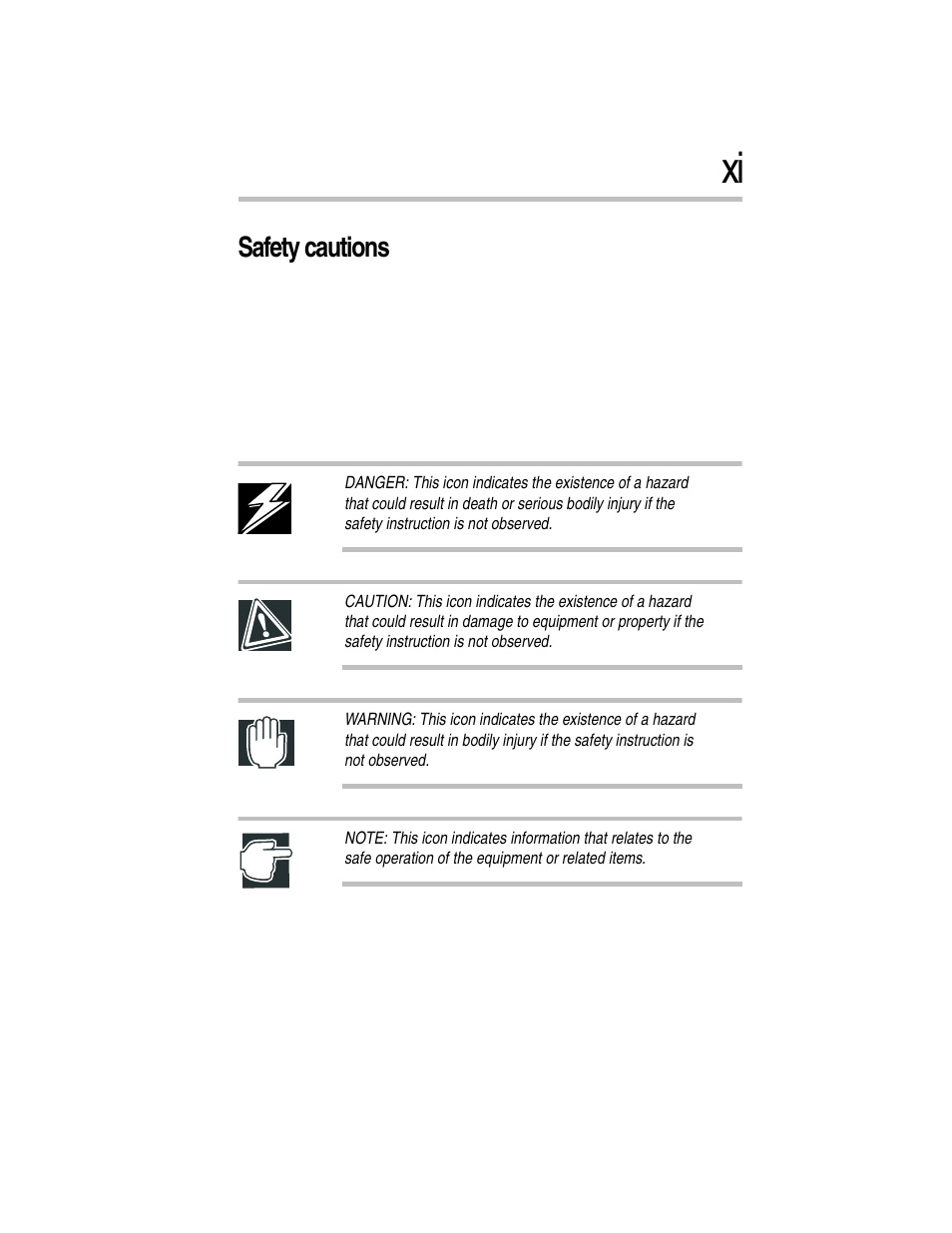 Safety cautions | Toshiba Magnia Z300 User Manual | Page 11 / 270