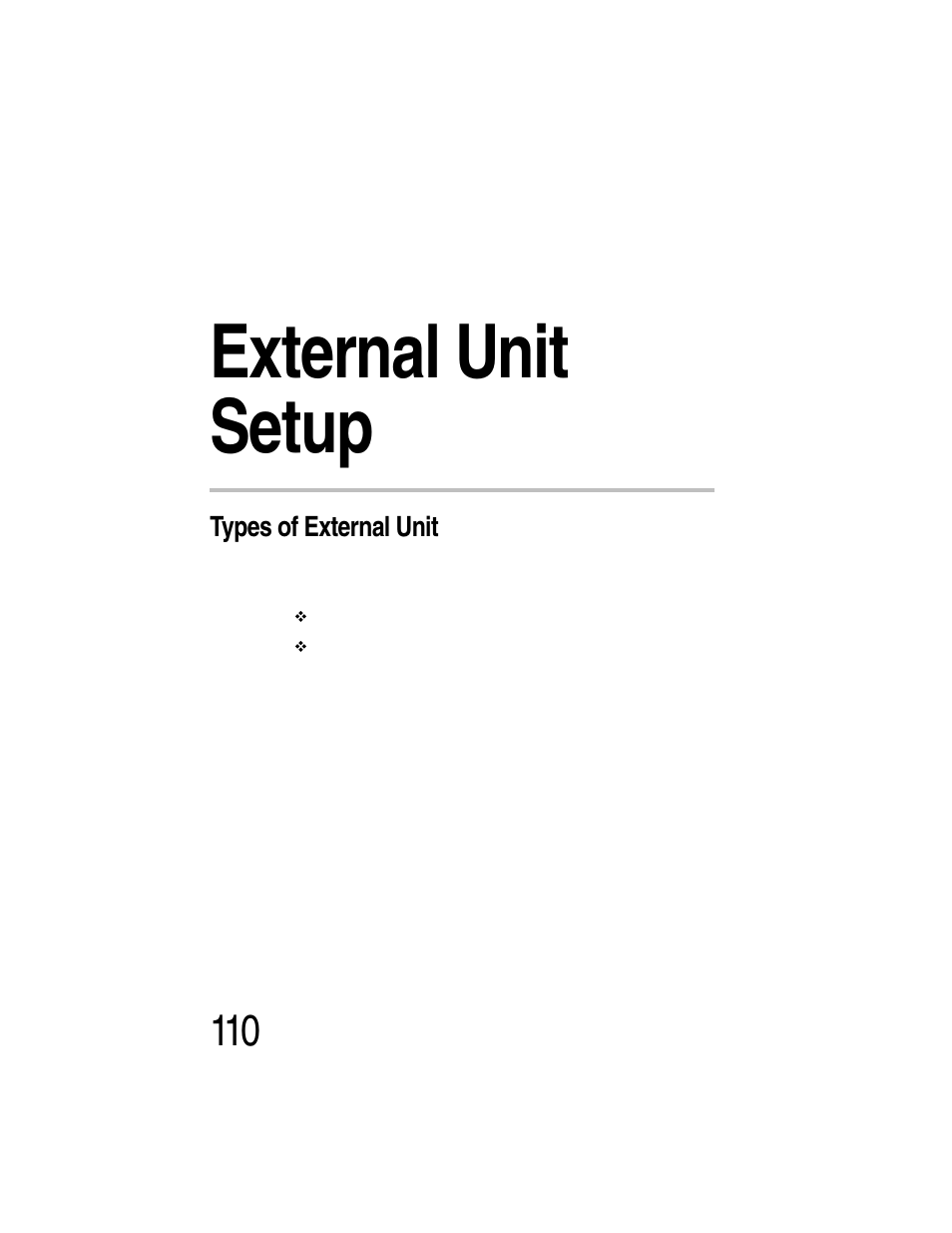 External unit setup, Types of external unit, Chapter 3: external unit setup | Toshiba Magnia Z300 User Manual | Page 132 / 270