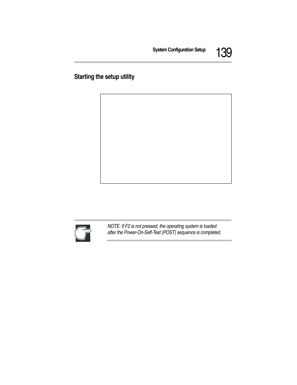 Starting the setup utility | Toshiba Magnia Z300 User Manual | Page 161 / 270