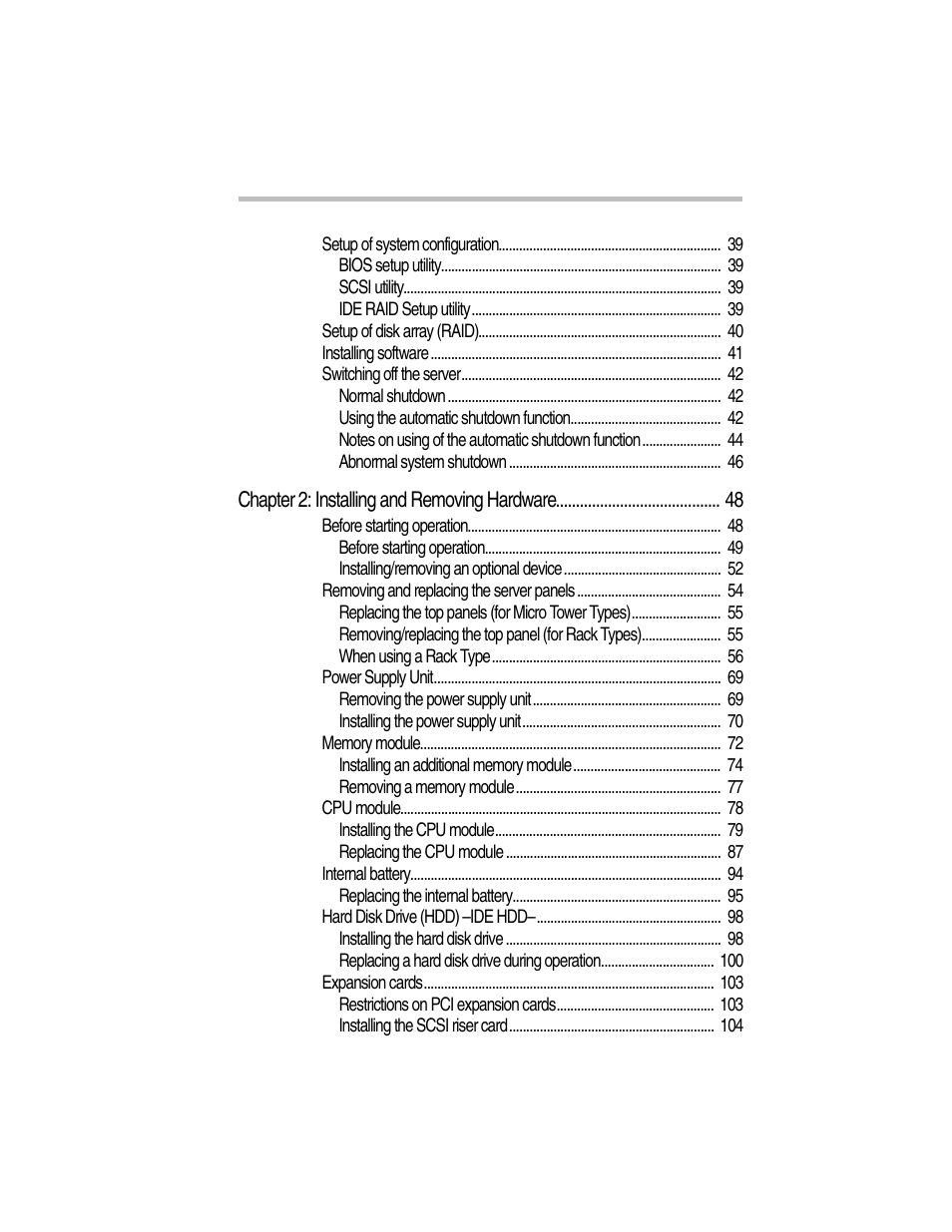 Chapter 2: installing and removing hardware 48, Xvii | Toshiba Magnia Z300 User Manual | Page 17 / 270