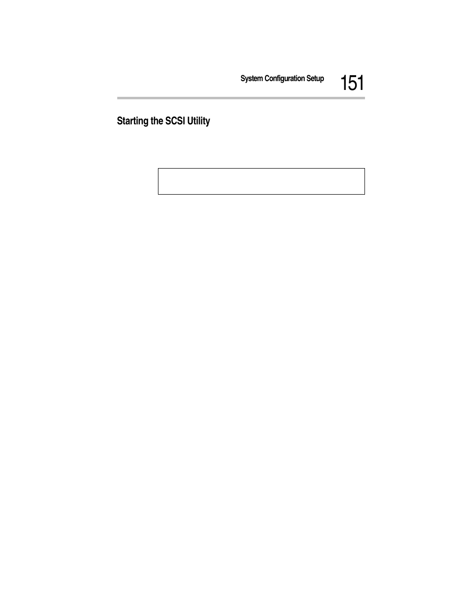 Starting the scsi utility | Toshiba Magnia Z300 User Manual | Page 173 / 270