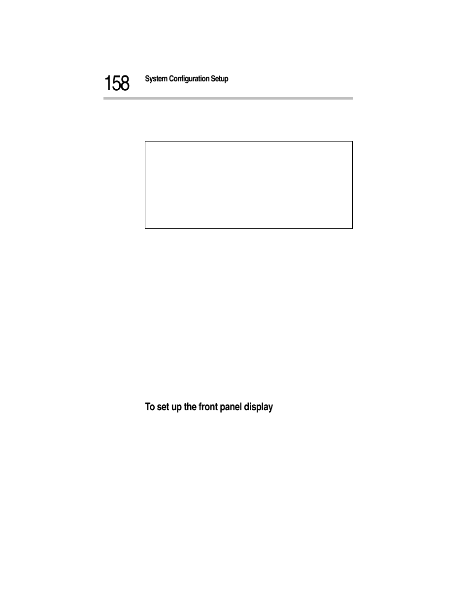 4 press the <esc> key, To set up the front panel display | Toshiba Magnia Z300 User Manual | Page 180 / 270