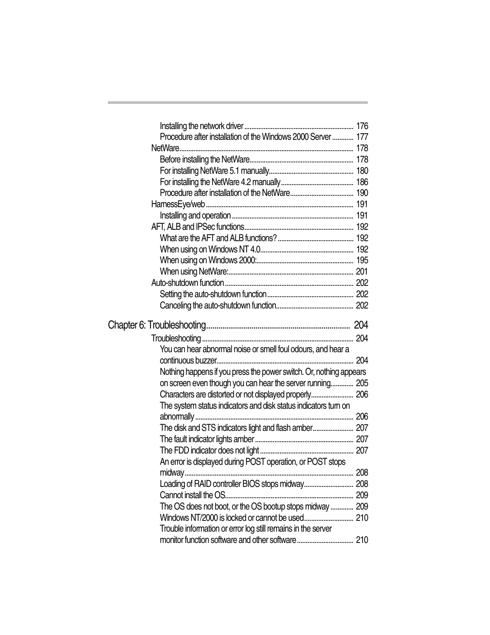 Chapter 6: troubleshooting 204 | Toshiba Magnia Z300 User Manual | Page 20 / 270