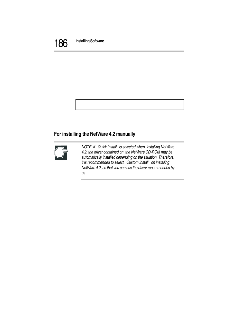 For installing the netware 4.2 manually | Toshiba Magnia Z300 User Manual | Page 208 / 270