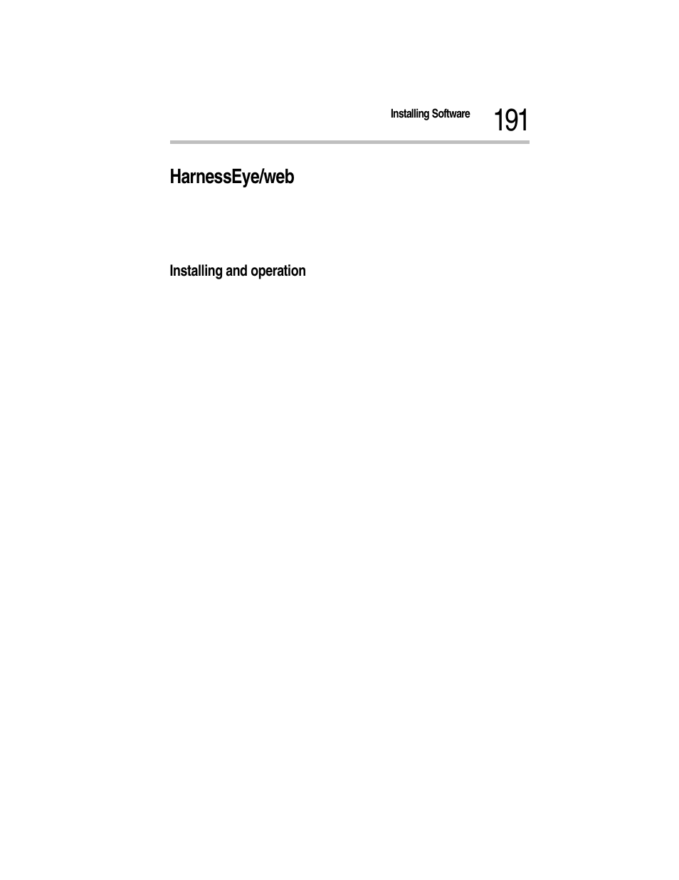 Harnesseye/web, Installing and operation | Toshiba Magnia Z300 User Manual | Page 213 / 270