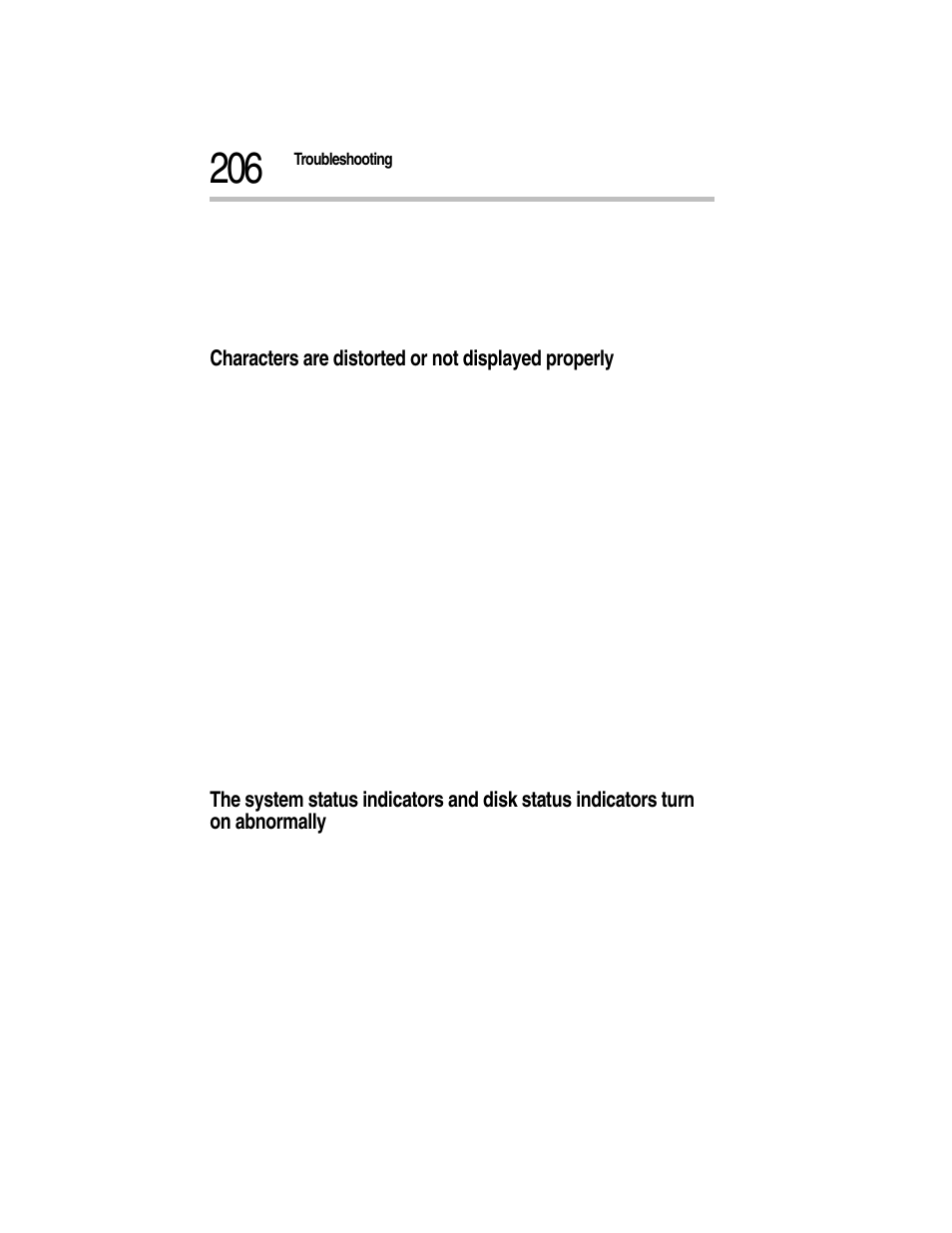 Characters are distorted or not displayed properly | Toshiba Magnia Z300 User Manual | Page 228 / 270