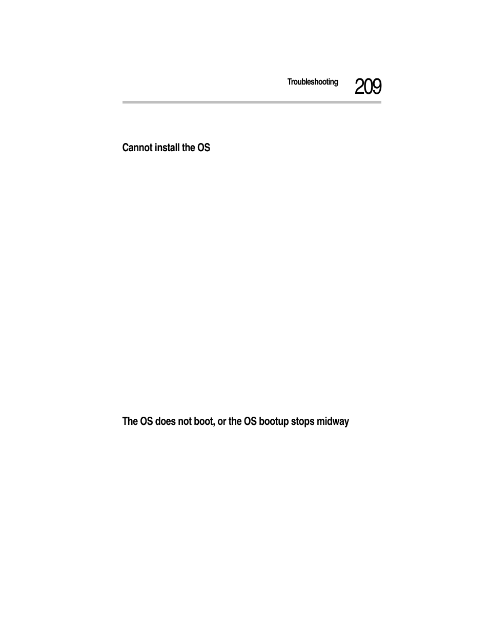 Cannot install the os, 2 is the hard disk drive (hdd) properly connected | Toshiba Magnia Z300 User Manual | Page 231 / 270