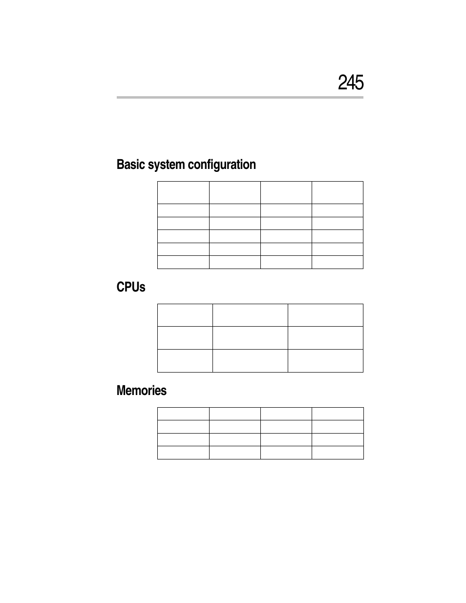 Basic system configuration, Cpus, Memories | Basic system configuration cpus memories | Toshiba Magnia Z300 User Manual | Page 267 / 270