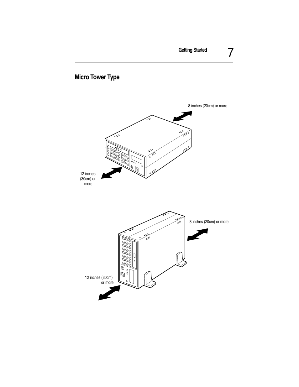 Micro tower type | Toshiba Magnia Z300 User Manual | Page 29 / 270