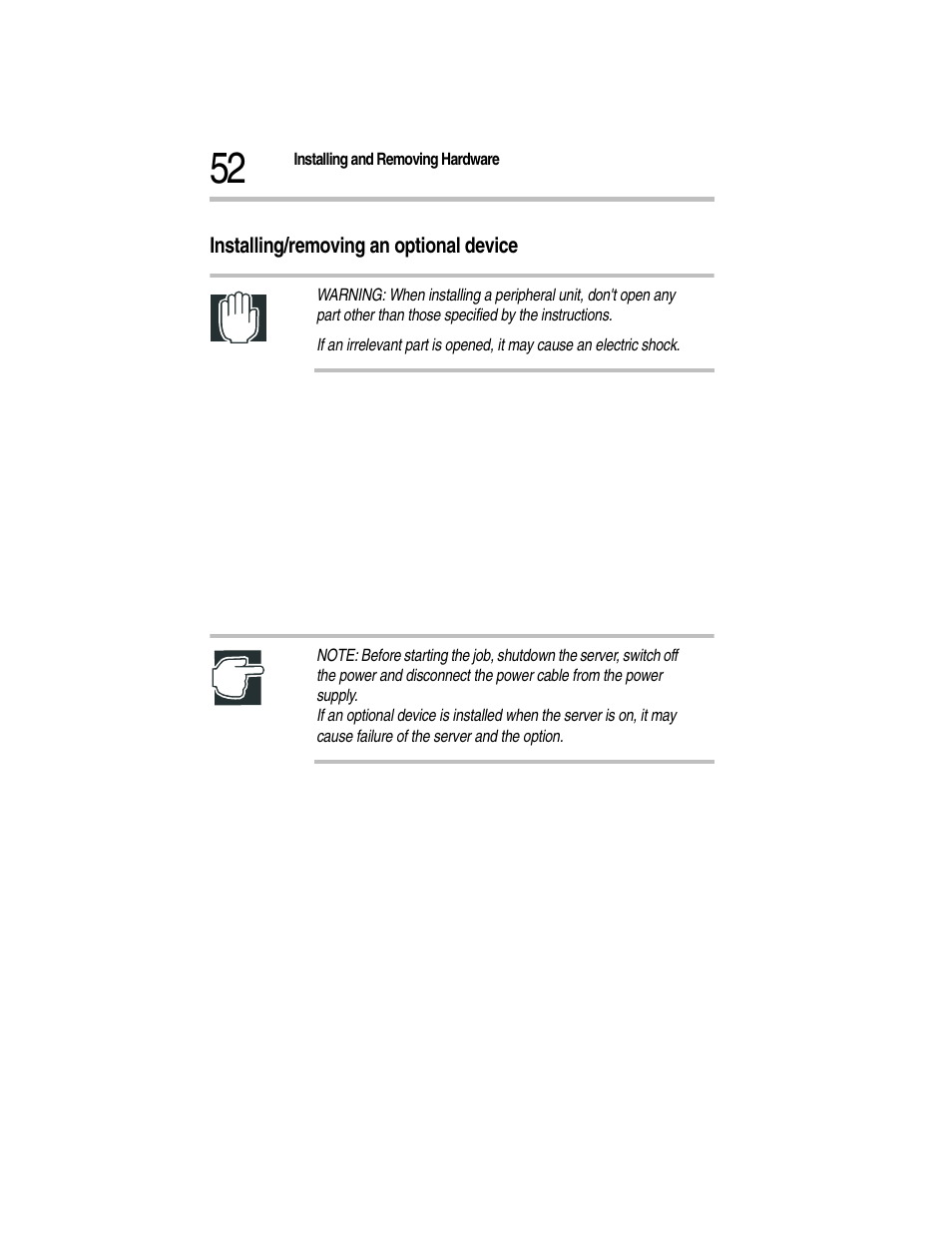 Installing/removing an optional device, 6 install or remove an optional device | Toshiba Magnia Z300 User Manual | Page 74 / 270
