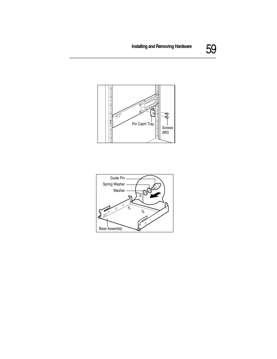 Attach pin catch tray, Attach the guide pin | Toshiba Magnia Z300 User Manual | Page 81 / 270