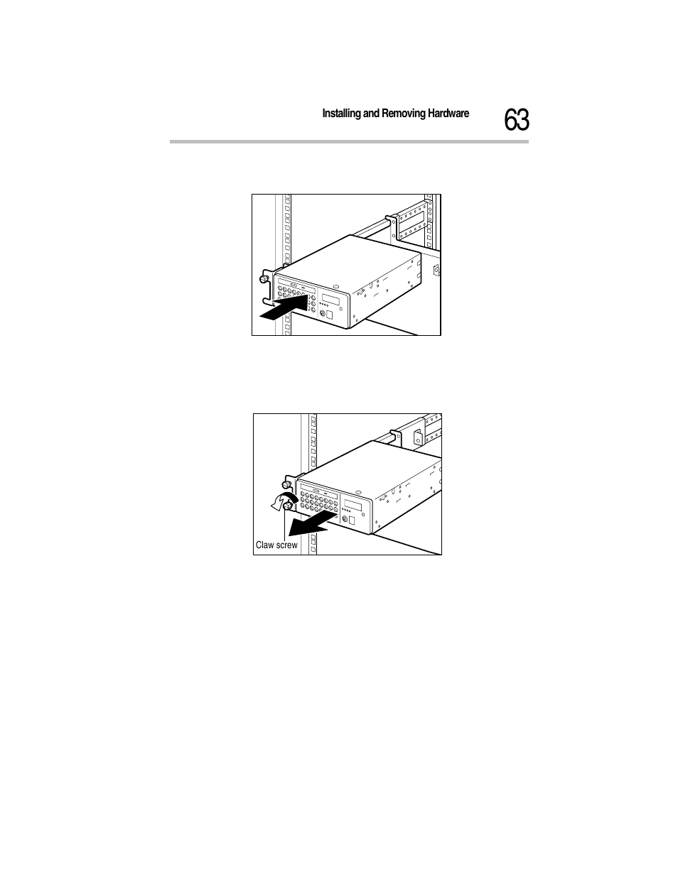 Insert the server bay, Drawing out the base assembly | Toshiba Magnia Z300 User Manual | Page 85 / 270