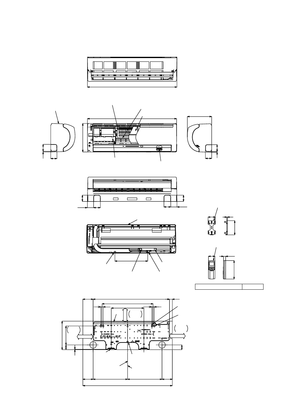 Construction views, 1. indoor unit | Toshiba RAS-B13GKVP-E User Manual | Page 15 / 116