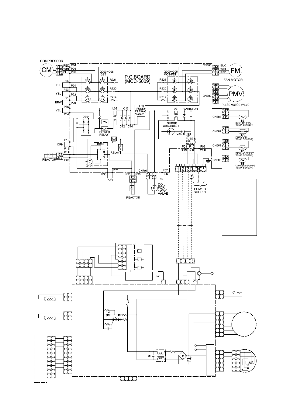 Wiring diagram, 1. outdoor unit, 2. indoor unit | Toshiba RAS-B13GKVP-E User Manual | Page 17 / 116