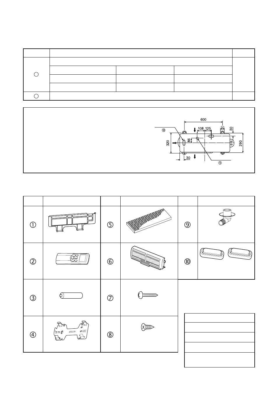 2. optional parts, accessories and tools | Toshiba RAS-B13GKVP-E User Manual | Page 48 / 116