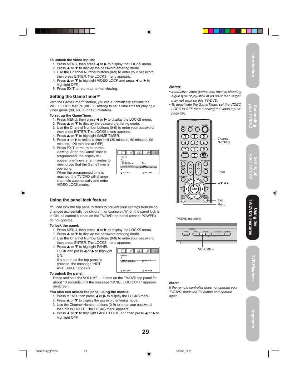 Toshiba 20HLV15 User Manual | Page 29 / 64