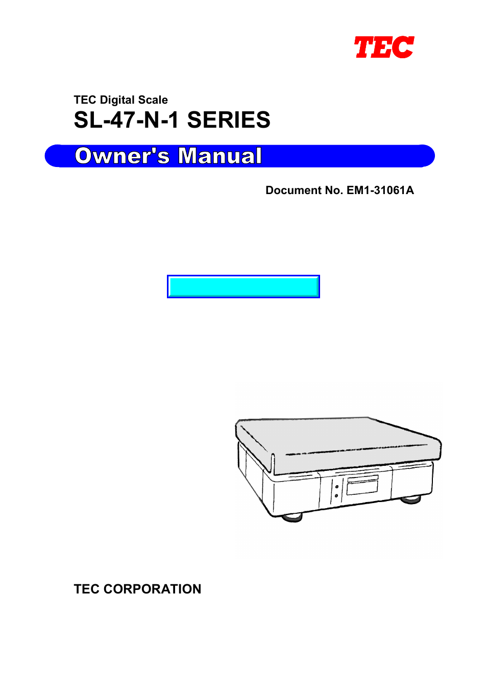 Toshiba TEC EM-31061A User Manual | 14 pages