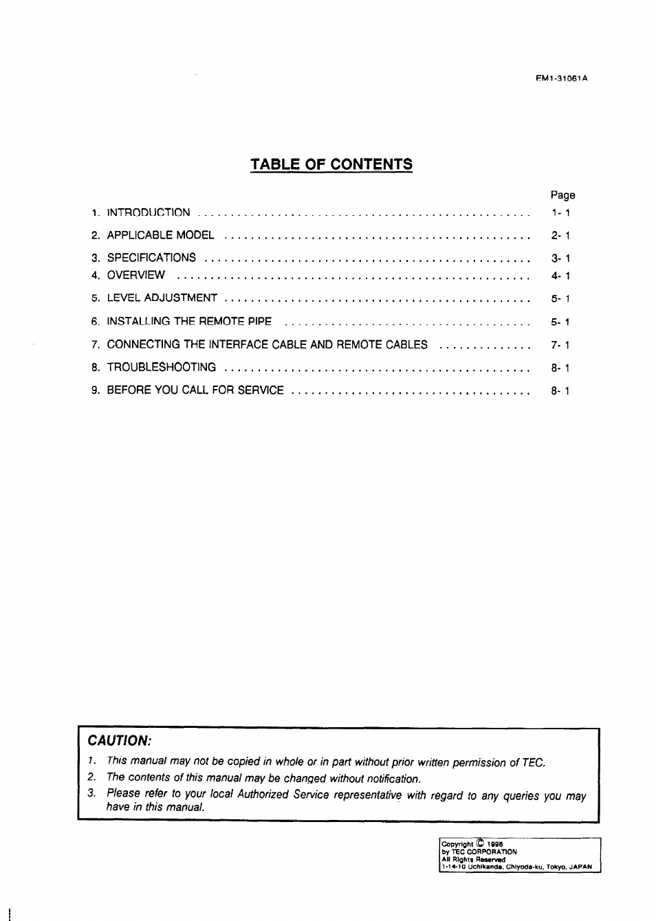 Toshiba TEC EM-31061A User Manual | Page 2 / 14