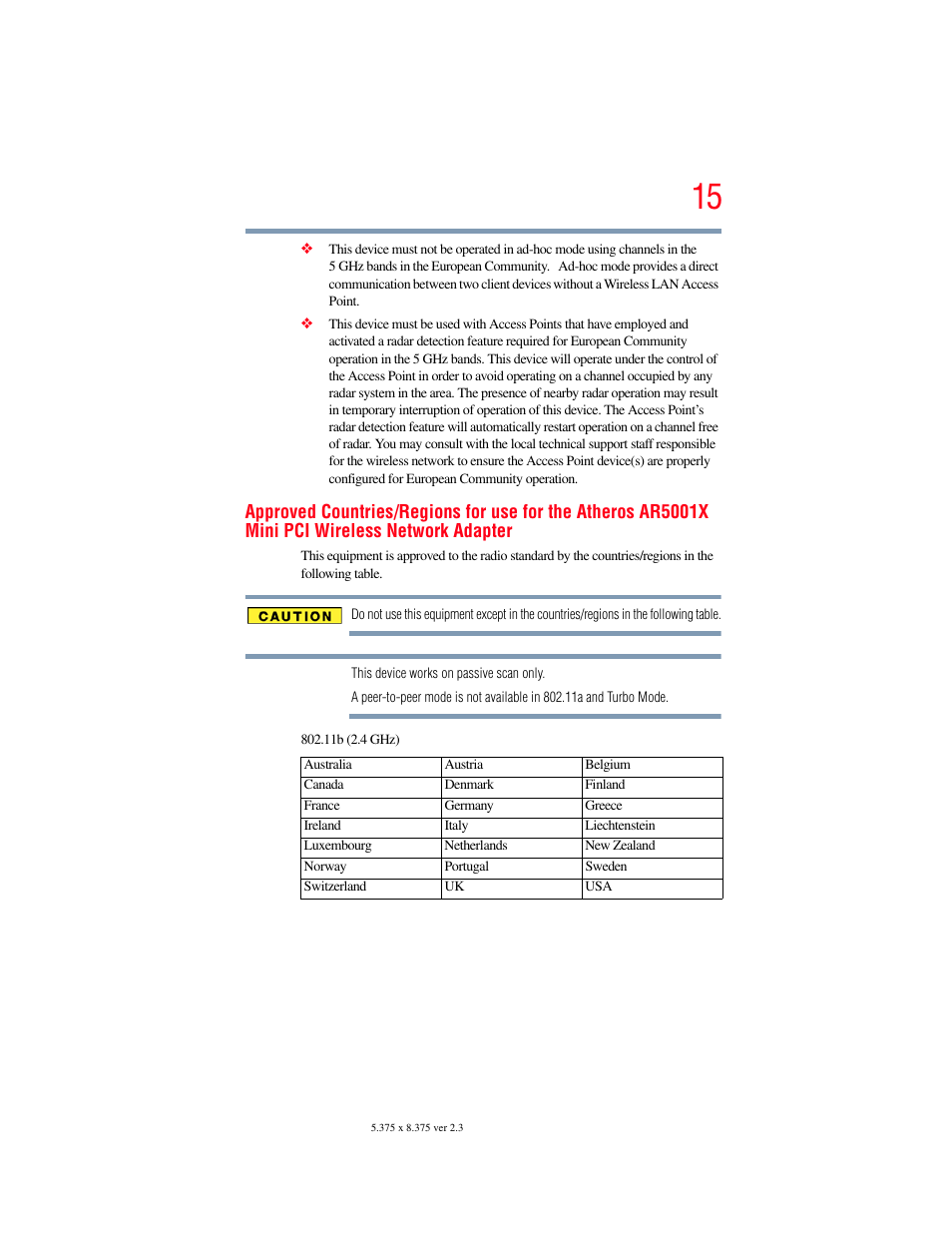 Toshiba X205 User Manual | Page 15 / 233