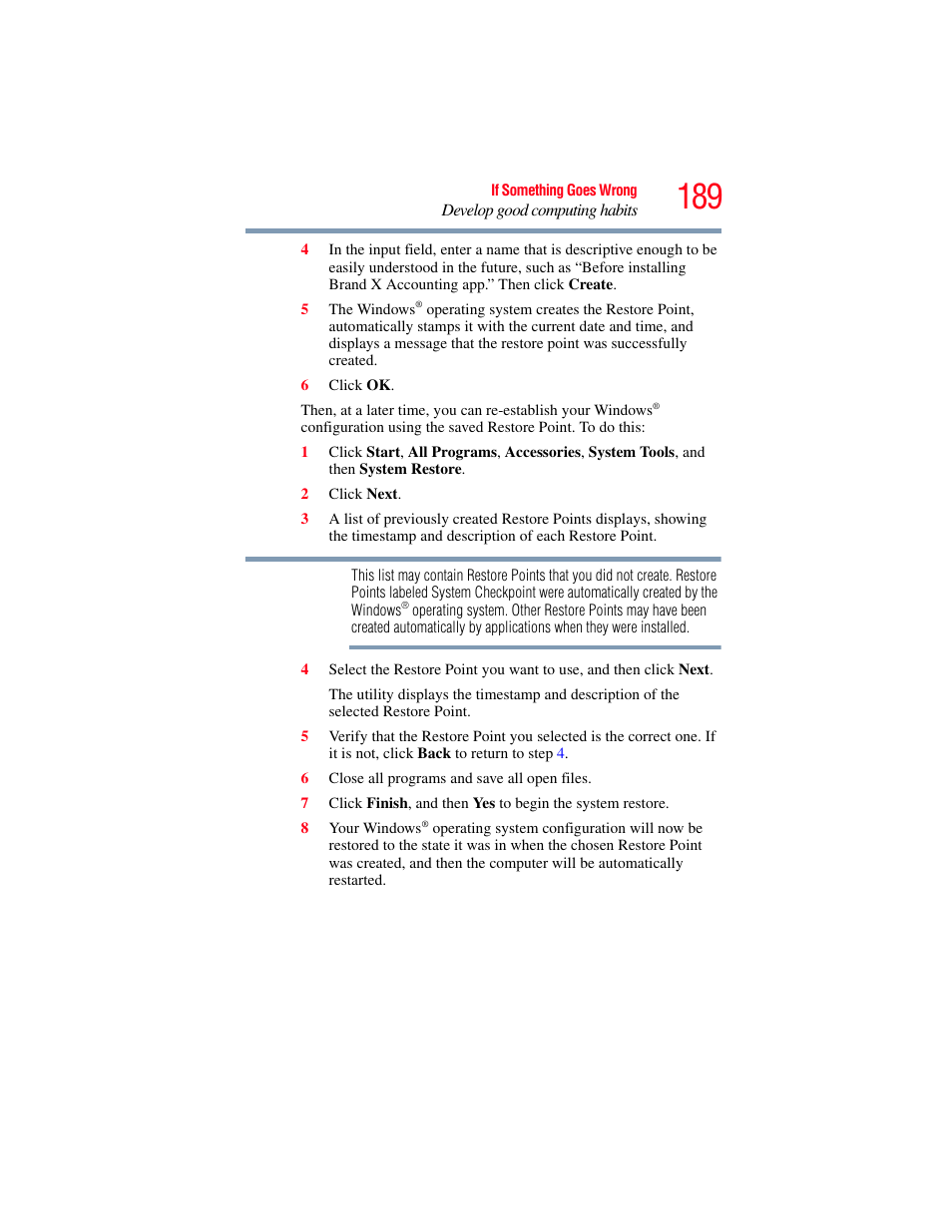 Toshiba X205 User Manual | Page 189 / 233