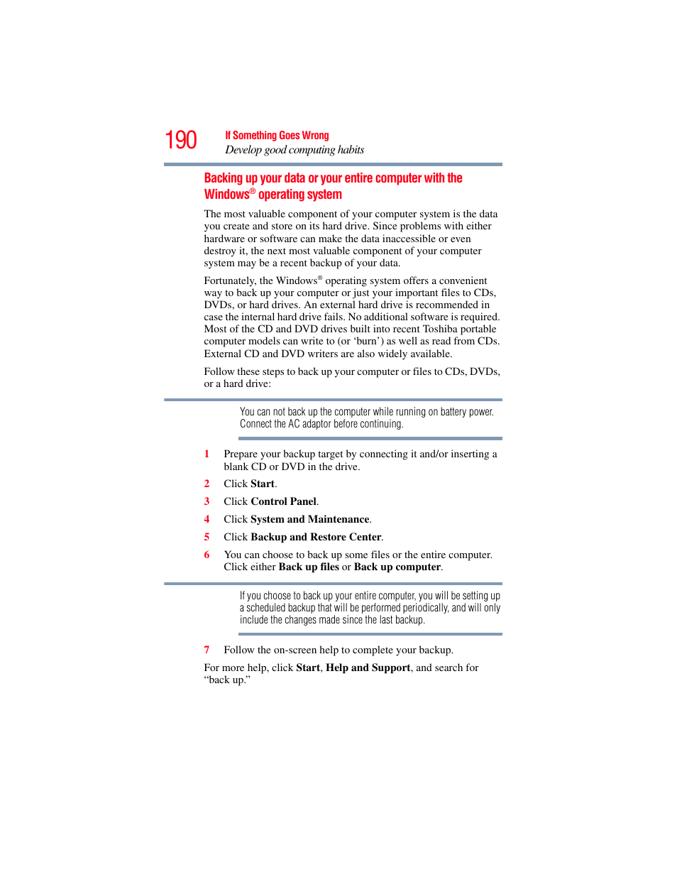 Toshiba X205 User Manual | Page 190 / 233