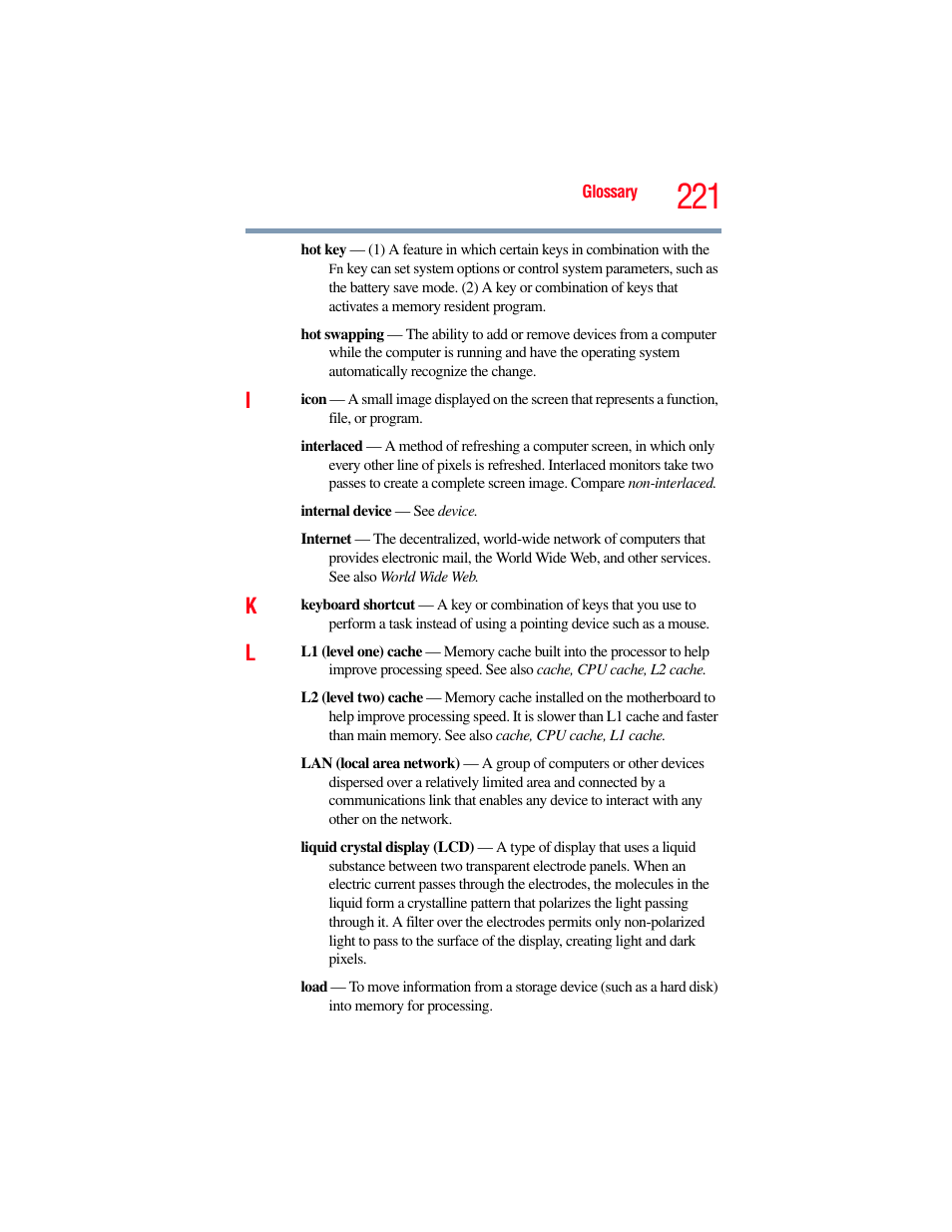 Toshiba X205 User Manual | Page 221 / 233