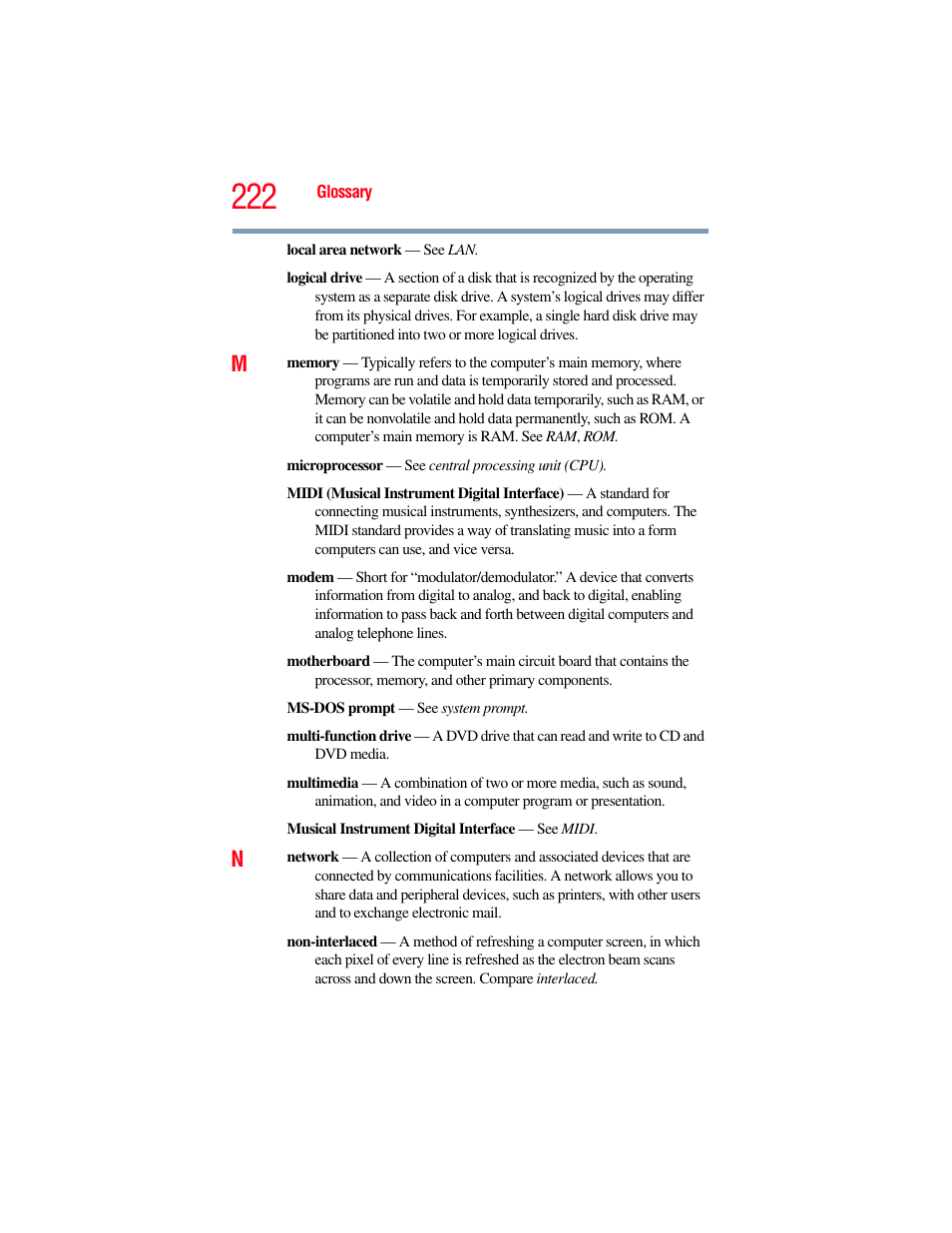 Toshiba X205 User Manual | Page 222 / 233