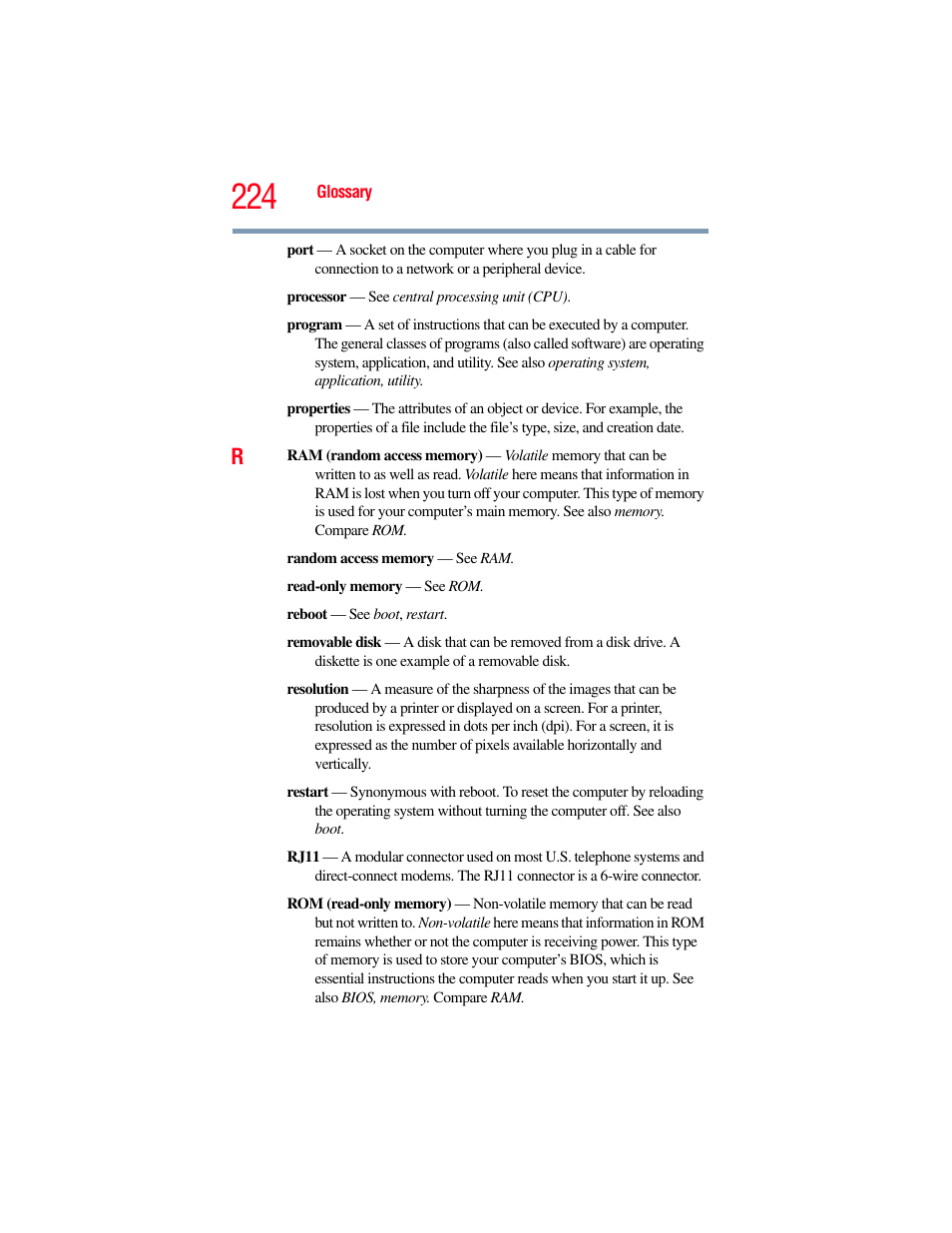 Toshiba X205 User Manual | Page 224 / 233