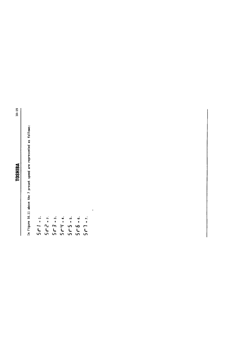 Srw .4. srs, 5 r 6 - 6, Toshiba 10-19 | Toshiba VF-SX User Manual | Page 106 / 170