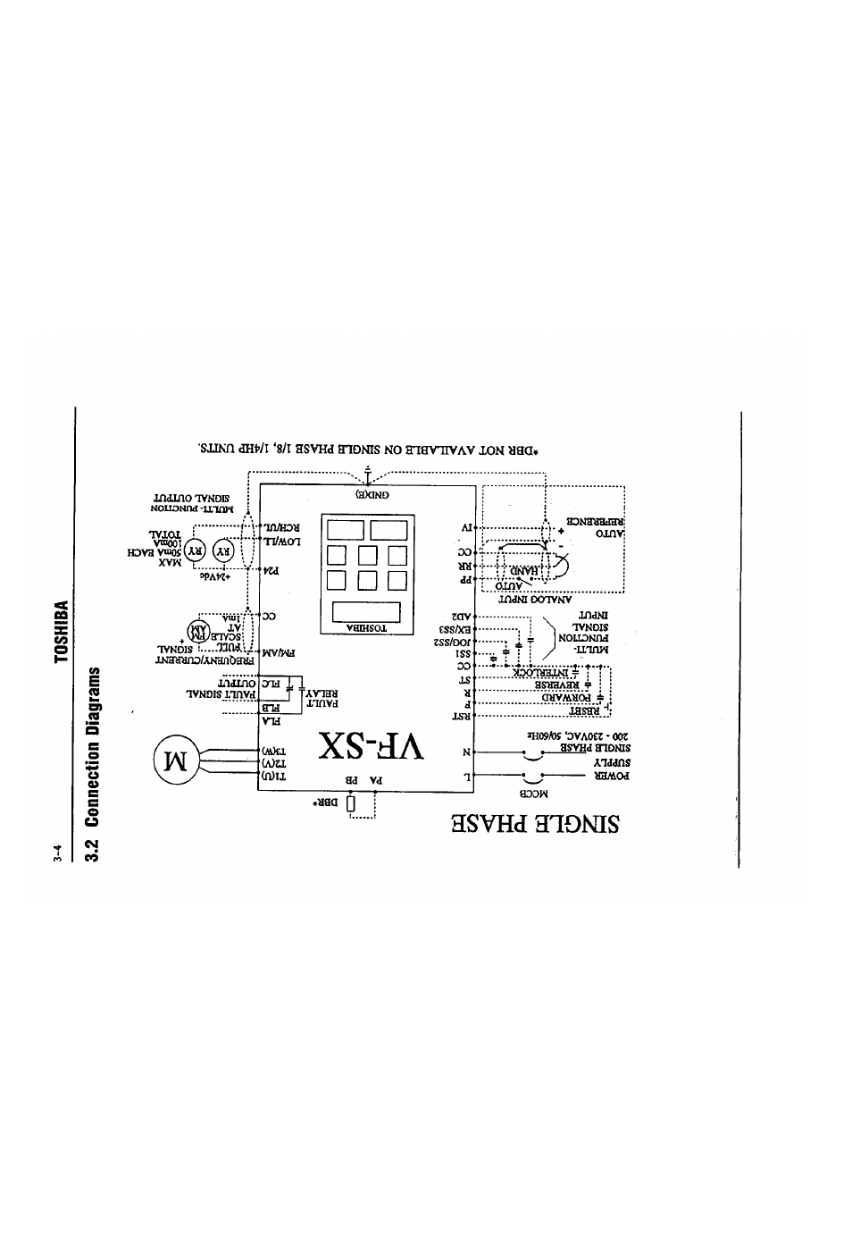 Single phase, Vf-sx | Toshiba VF-SX User Manual | Page 15 / 170