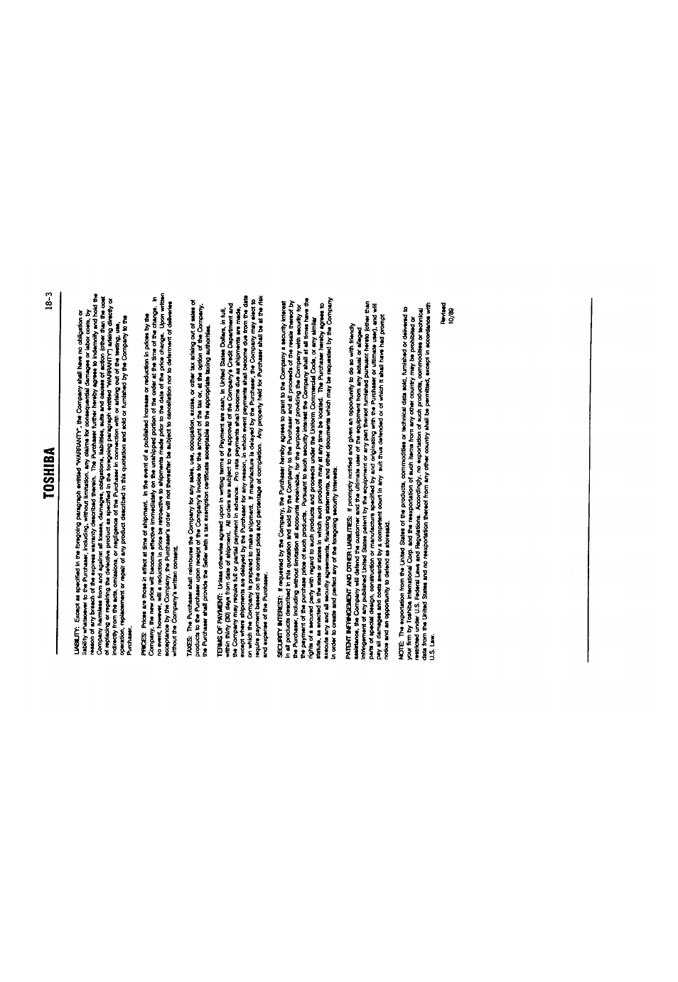 Toshiba 18-3 | Toshiba VF-SX User Manual | Page 164 / 170