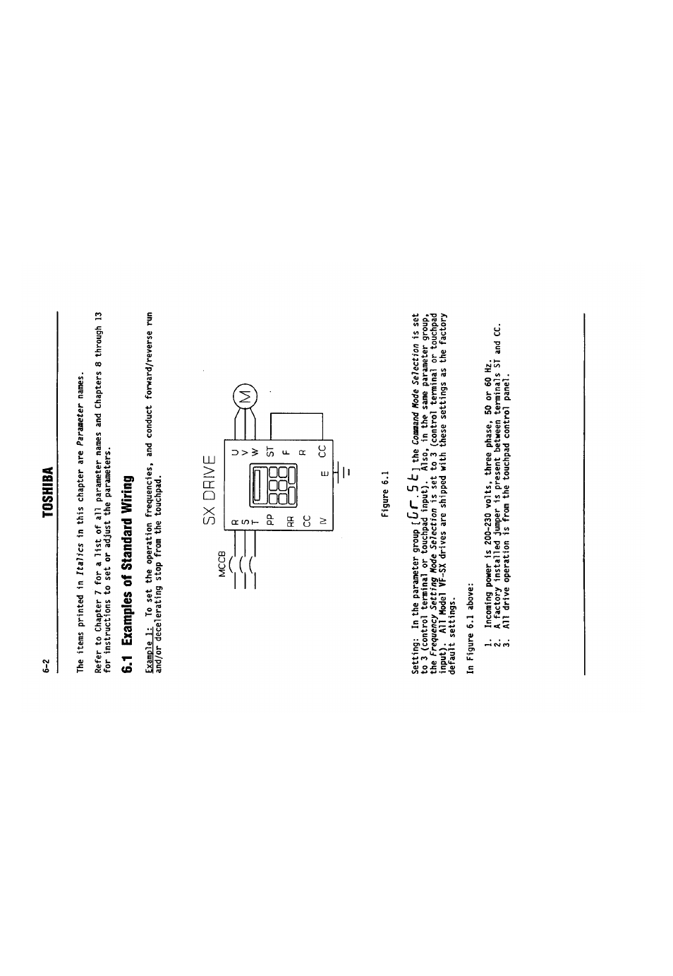 1 examples of standard wiring, 1 examples of standard wiring -2, 5x drive | Toshiba | Toshiba VF-SX User Manual | Page 29 / 170